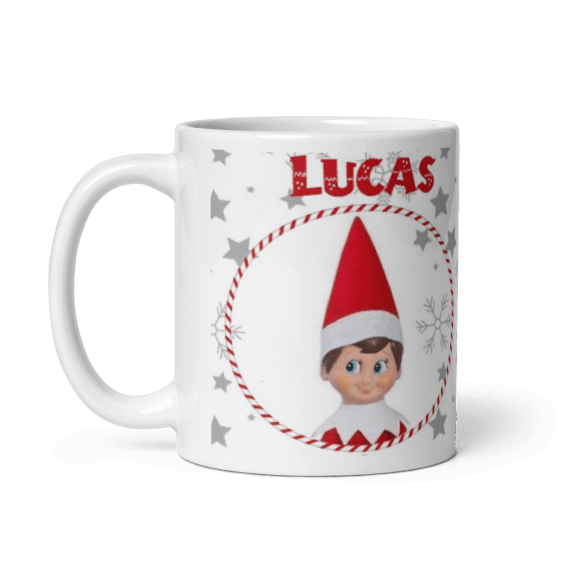 Taza elfo travieso. Modelo Bienvenida - 1