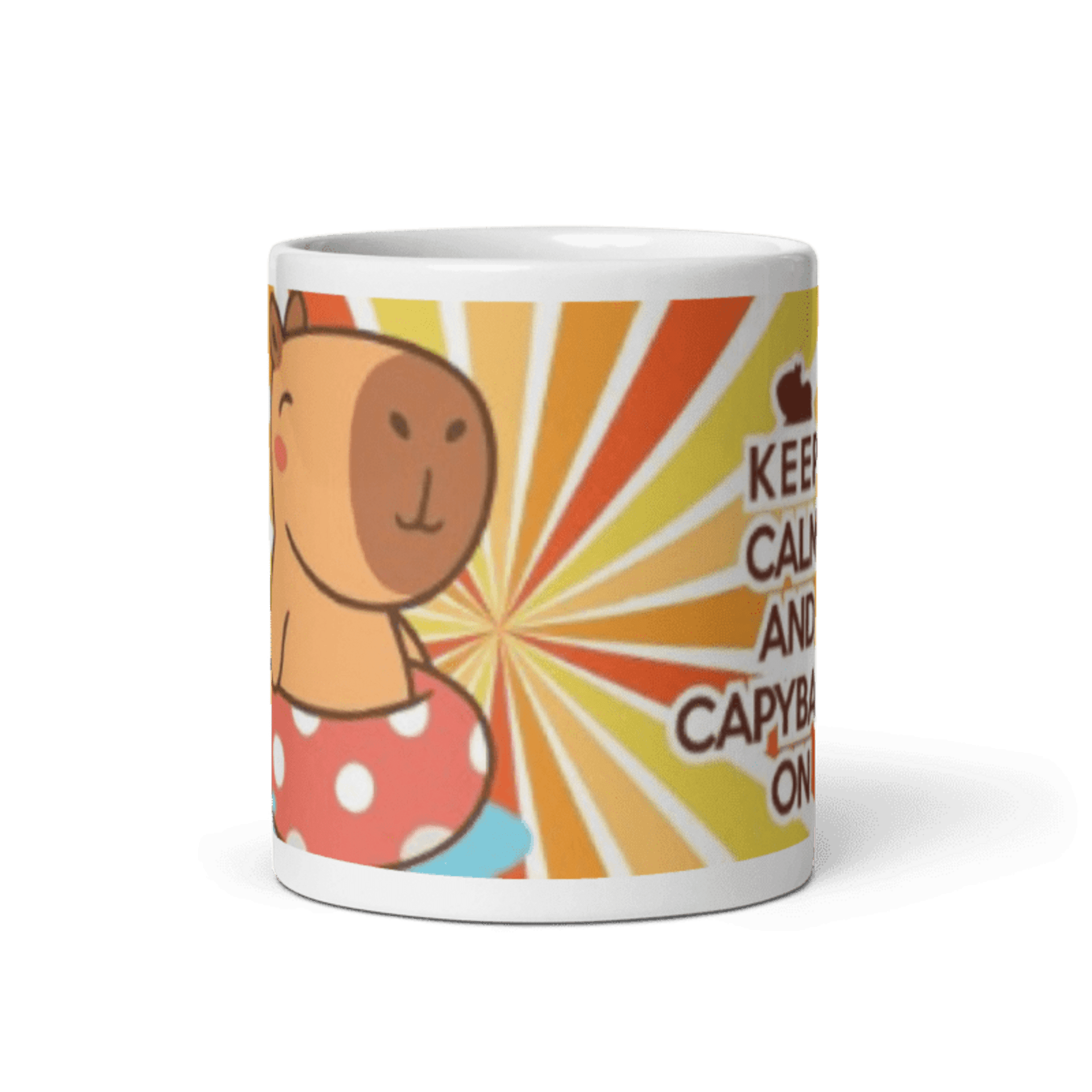 Taza capibara. Modelo calma - 2