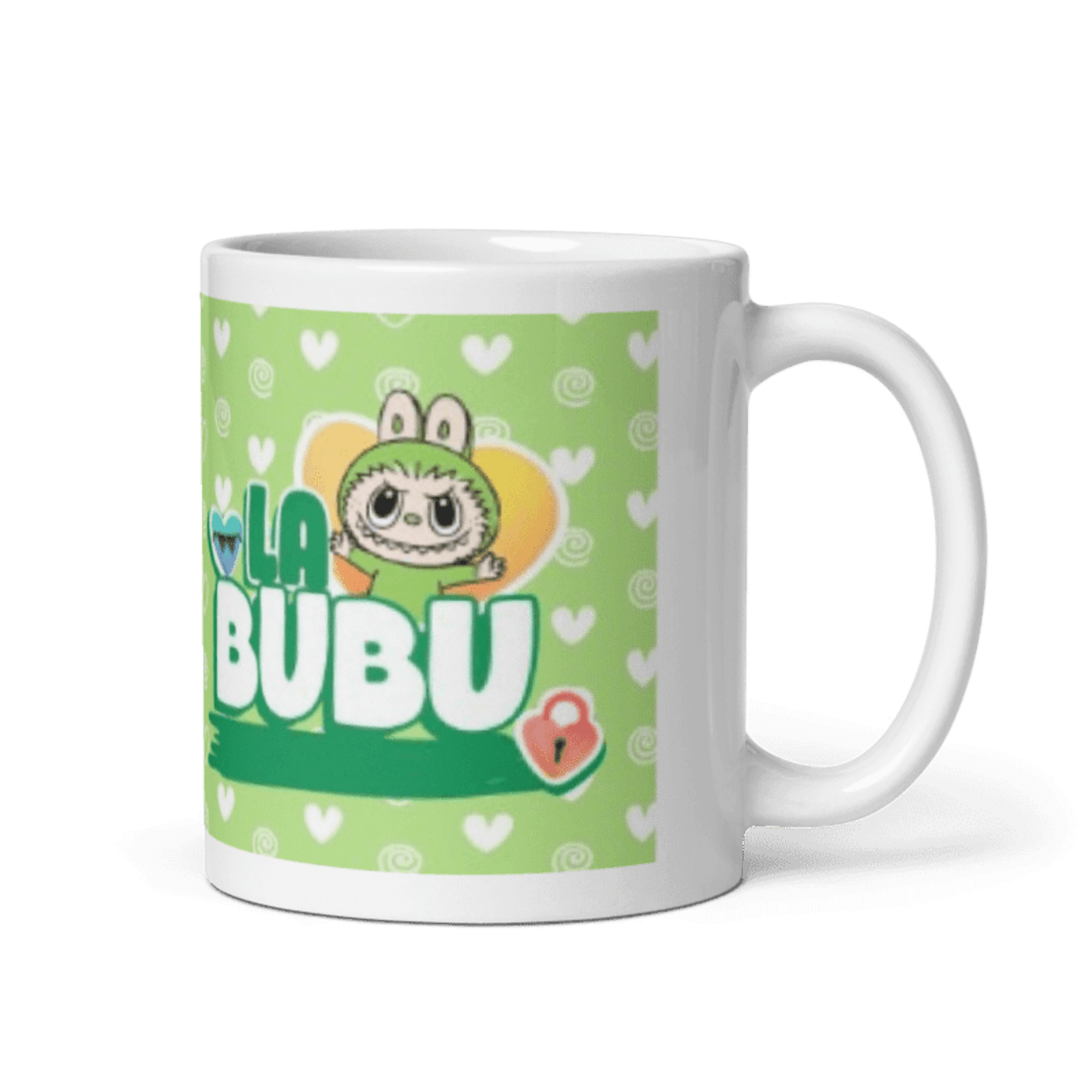 Taza labubu. Modelo verde - 3