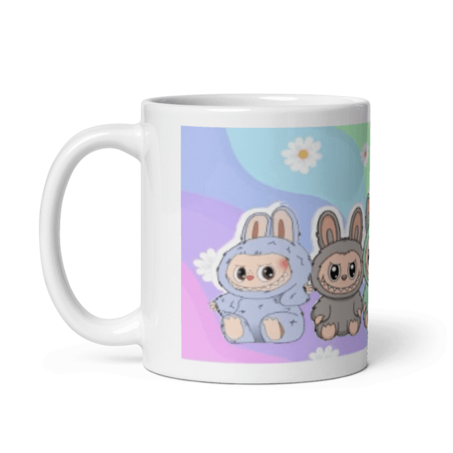 Taza labubu. Modelo arcoiris - 2