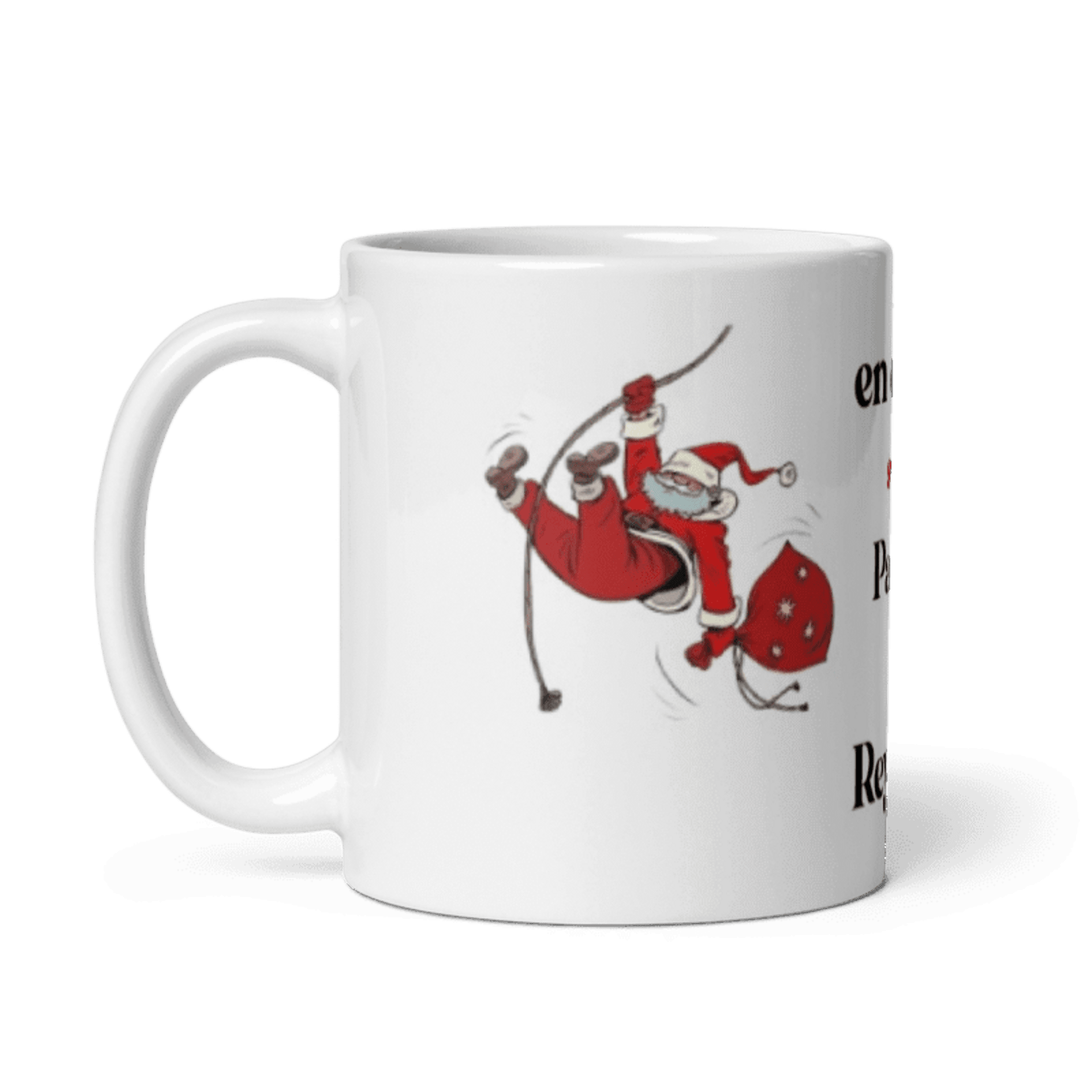 Taza en esta casa. Modelo Papa noel y Reyes magos - 2