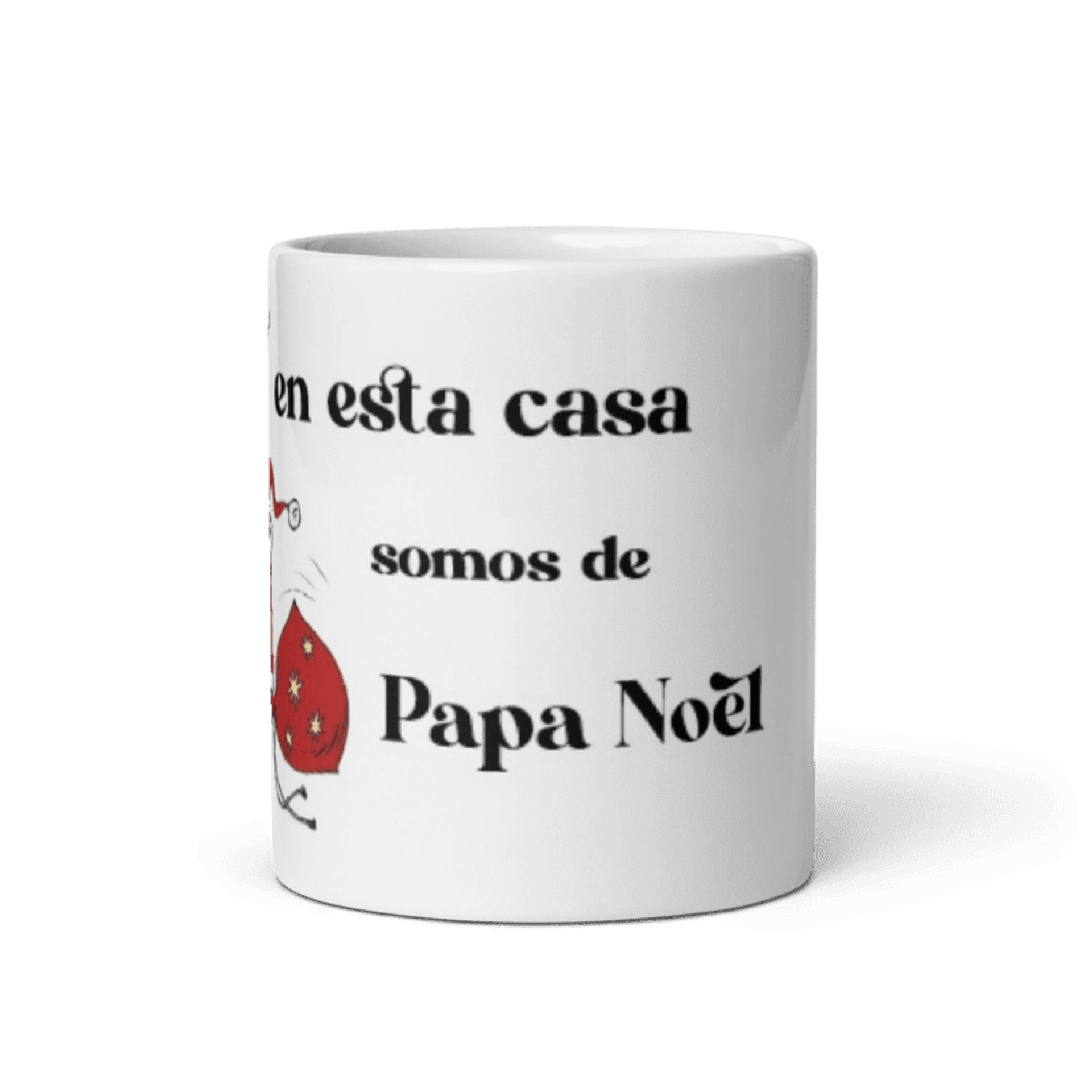 Taza en esta casa. Modelo Papa noel - 2