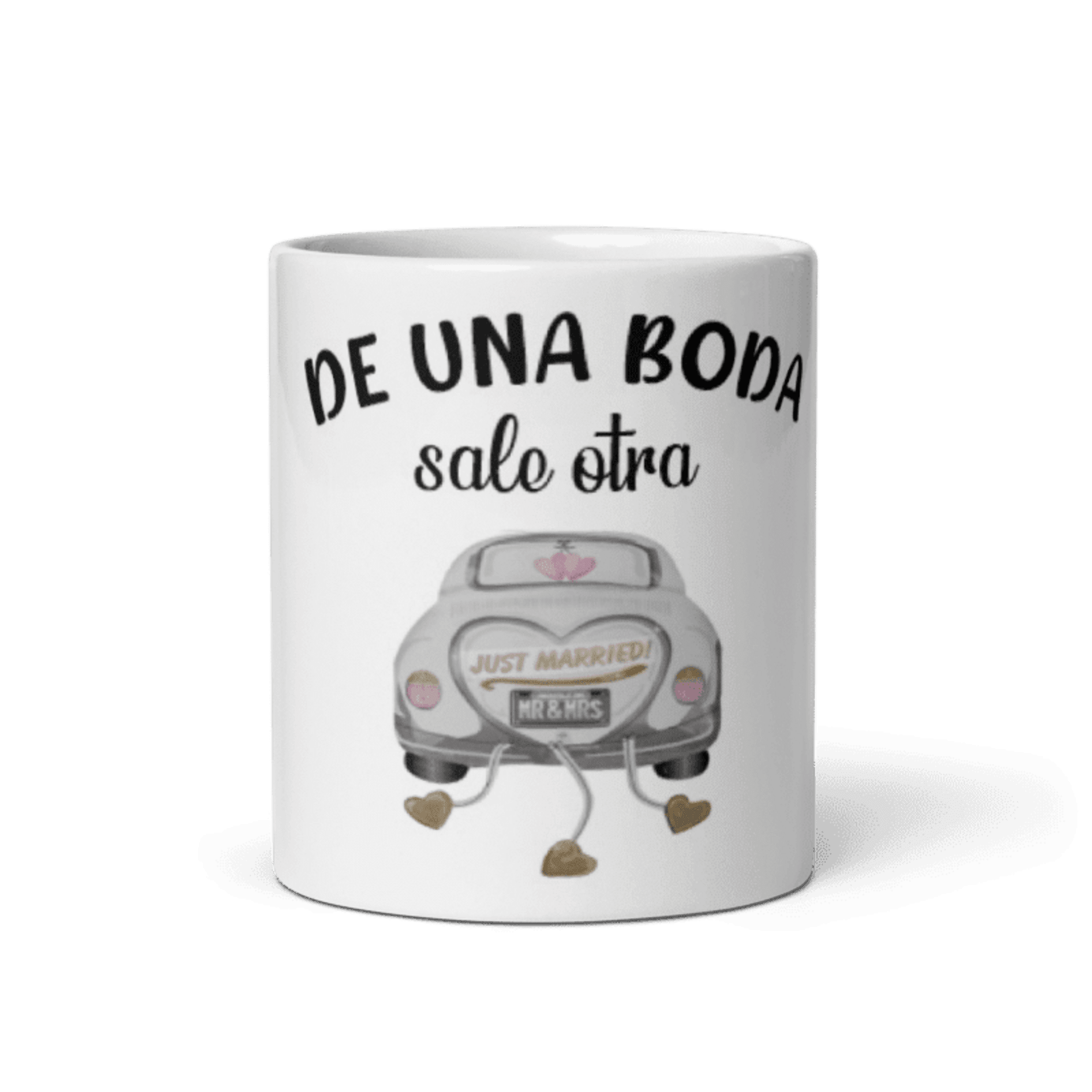 Taza de una boda sale otra. Modelo coche - 1