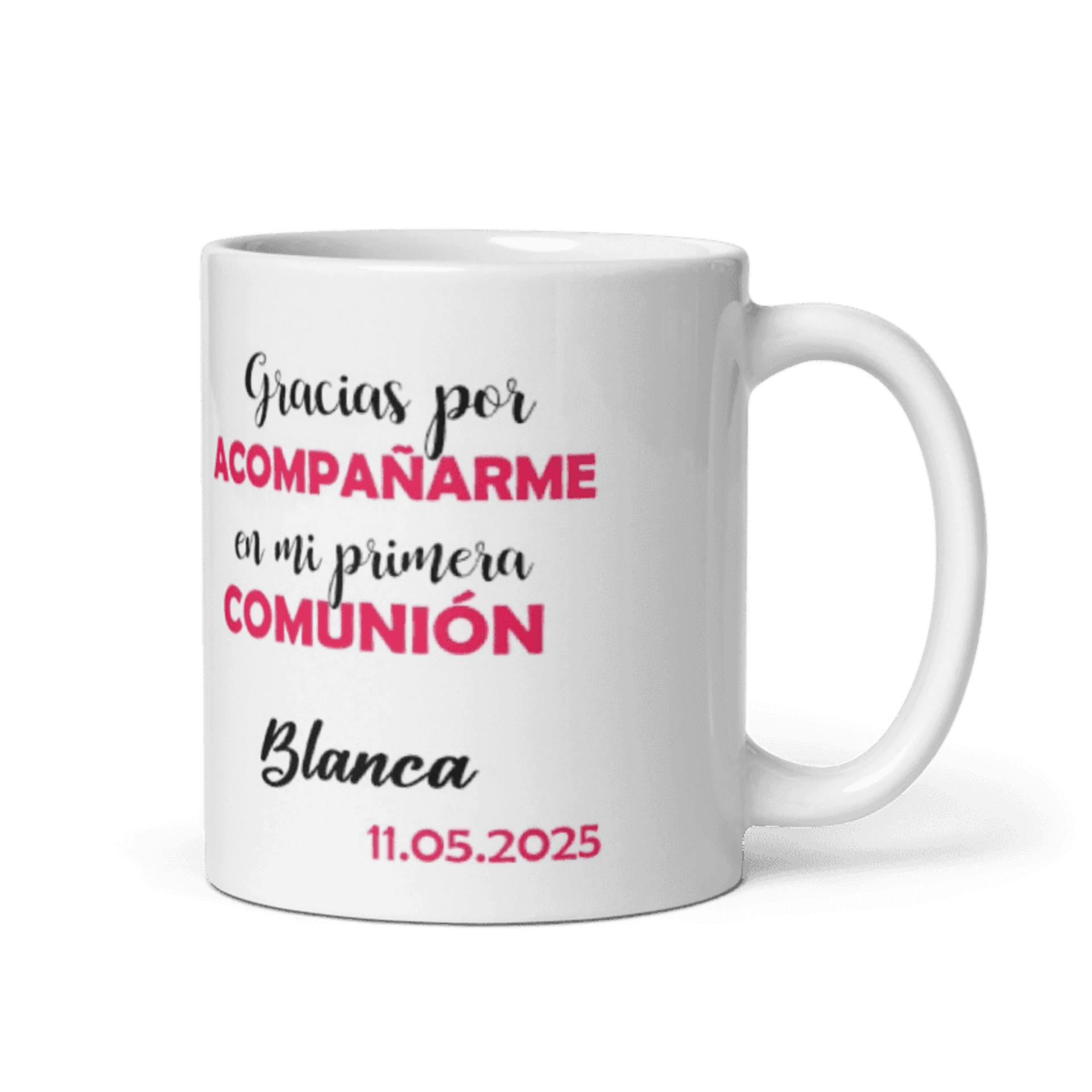 Taza de recuerdo primera comunión. Niña - 2