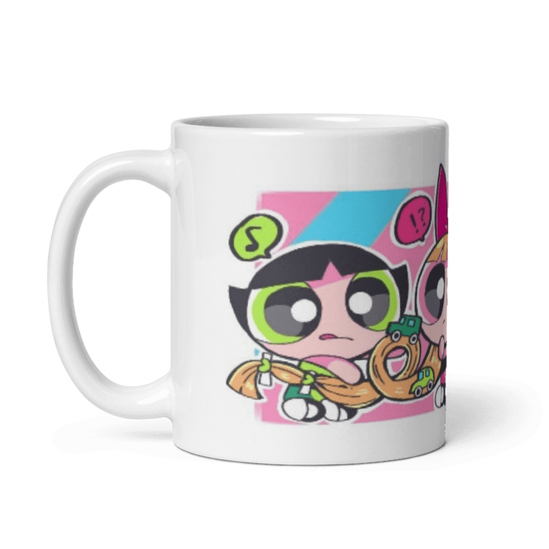 taza supernenas. Modelo pelo - 3