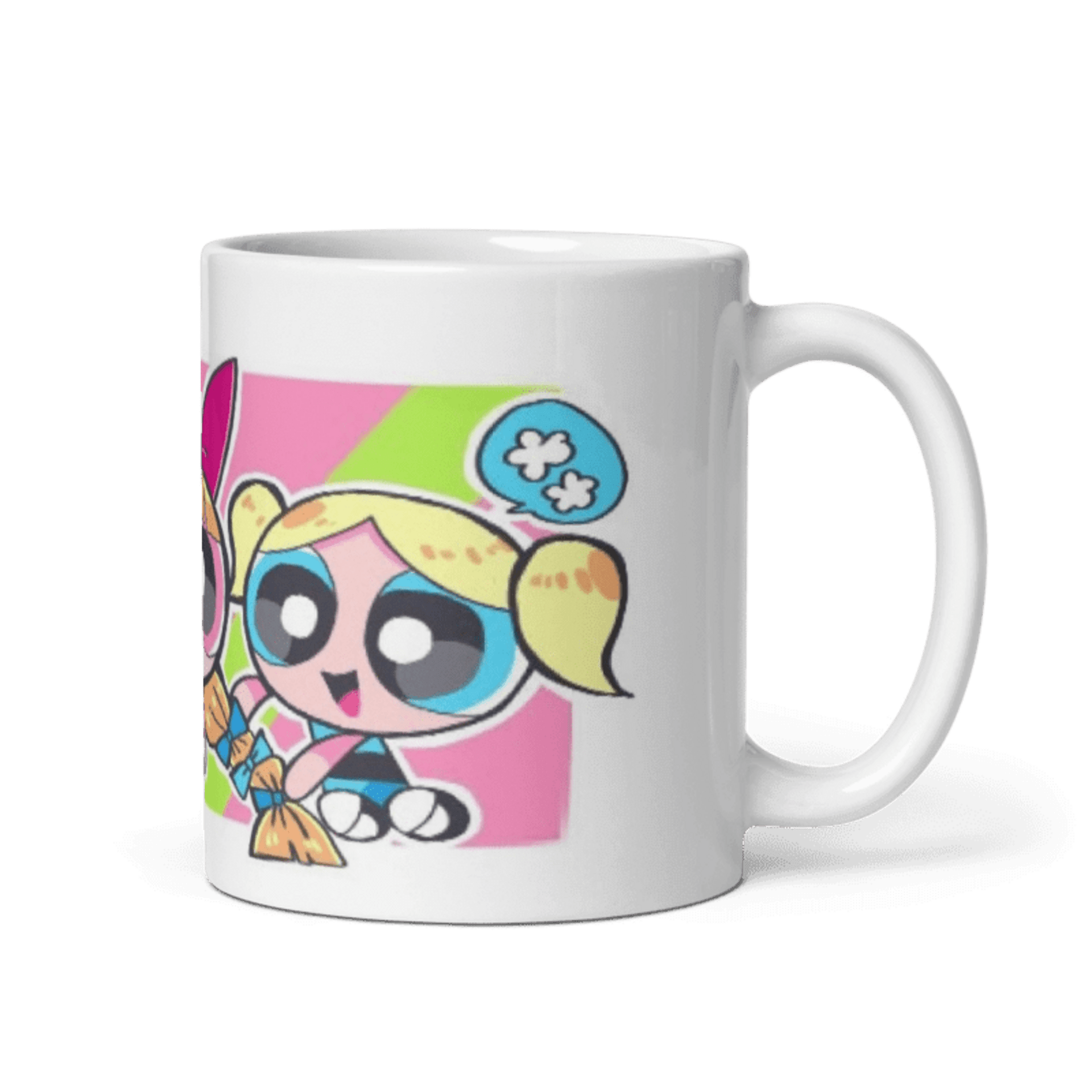 taza supernenas. Modelo pelo - 2